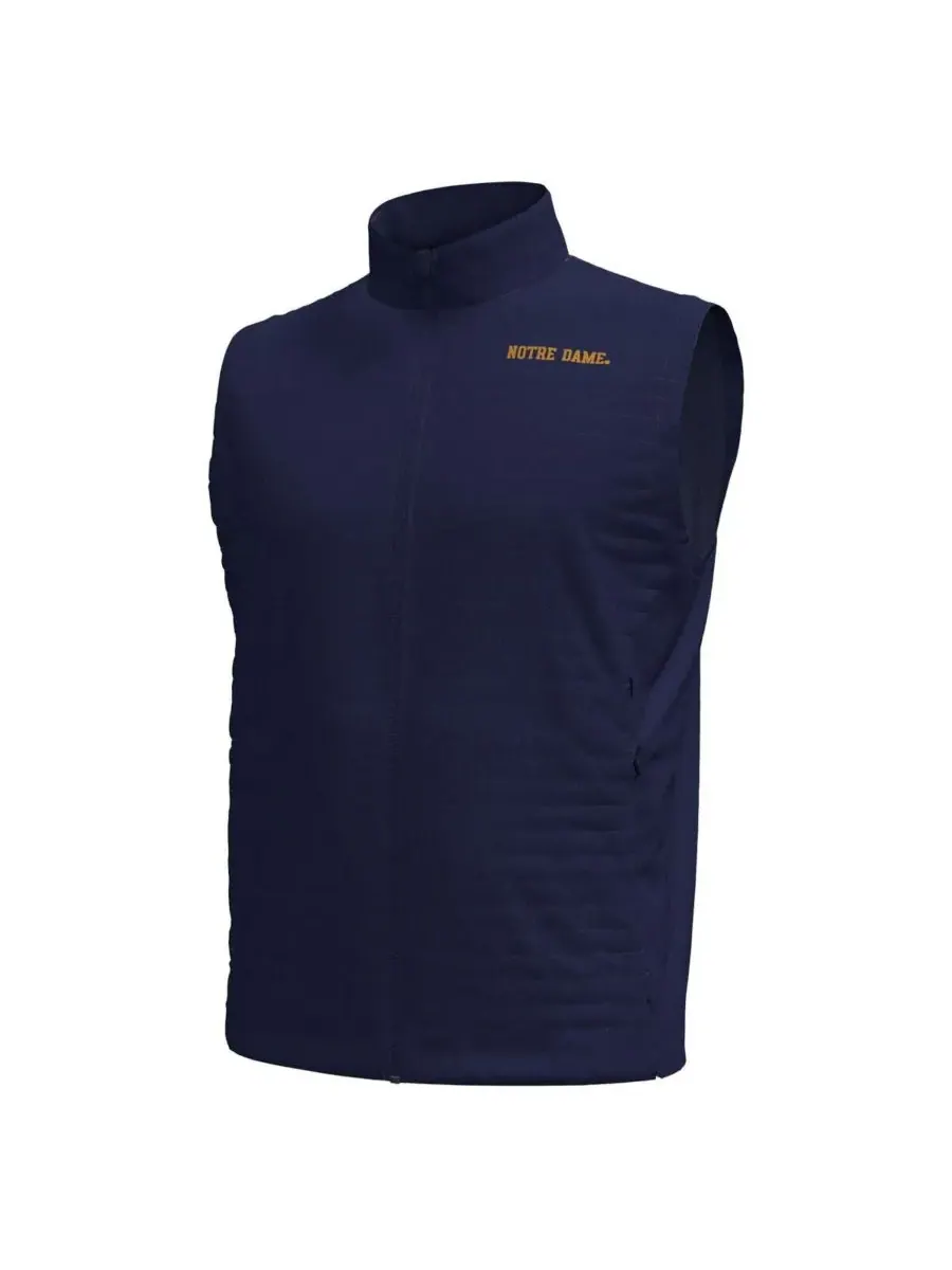Under Armour Мужской темно-синий жилет-свитер на молнии Notre Dame Fighting Irish Drive Pro Storm — изображение 3 из 3