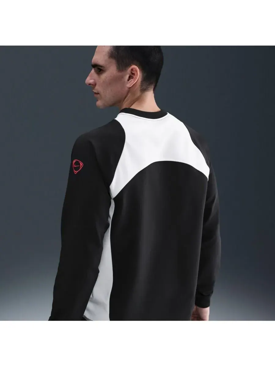 Nike Мужская черная толстовка-пуловер Paris Saint-Germain Third 2025/26 T90 — изображение 3 из 3, черный
