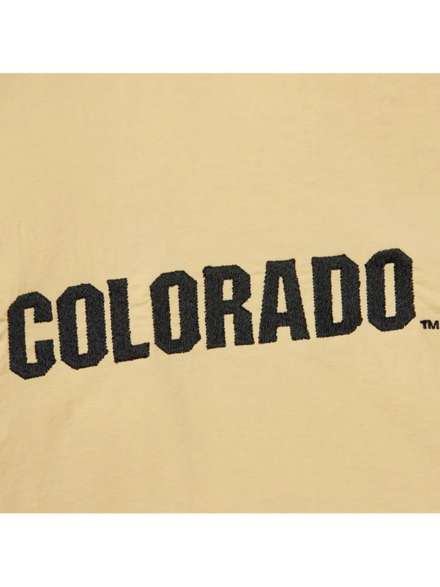 Mitchell & Ness Мужская ветровка на молнии в стиле ретро с золотисто-черным рисунком Colorado — изображение 2 из 5