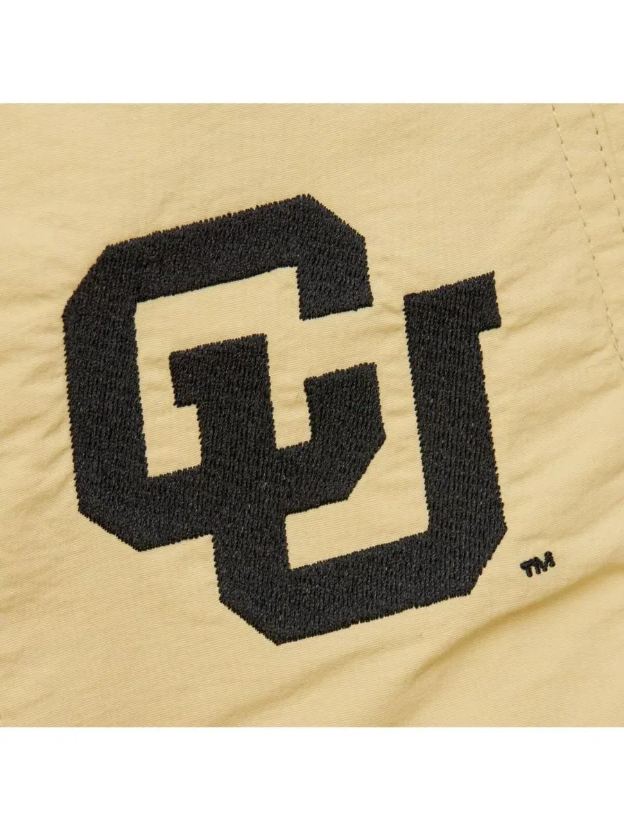 Mitchell & Ness Мужская ветровка на молнии в стиле ретро с золотисто-черным рисунком Colorado — изображение 3 из 5