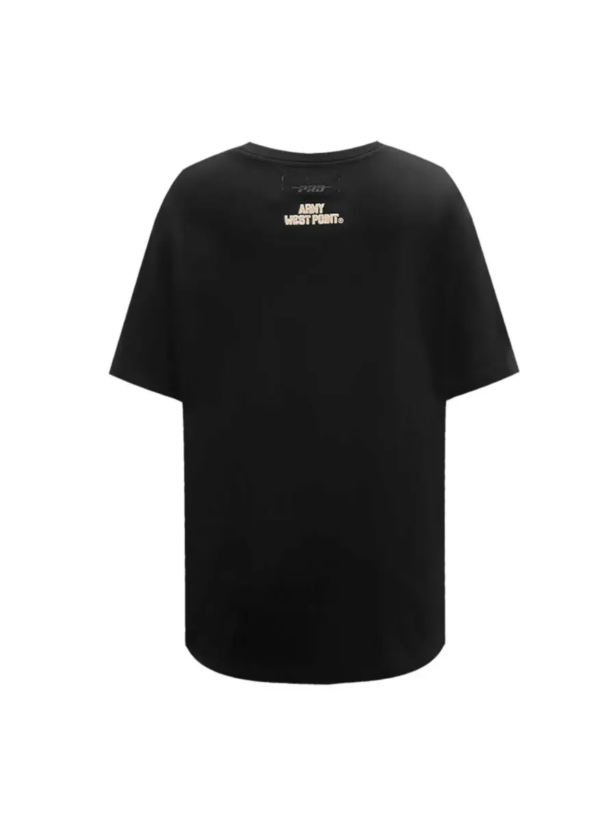 Pro Standard Женская футболка Black Army Black Knights Script Tail Oversized Boyfriend T-Shirt — изображение 2 из 5, черный