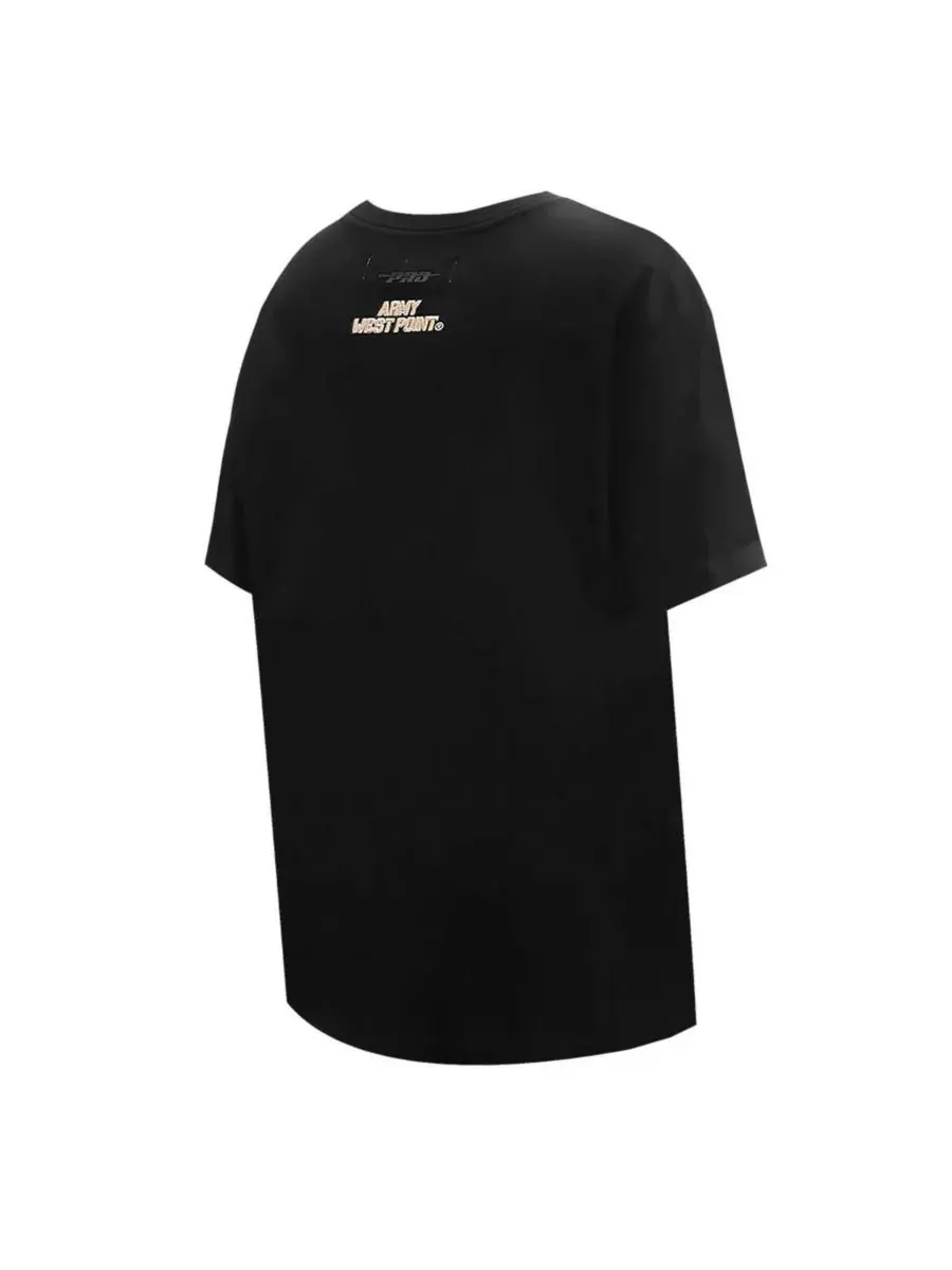 Pro Standard Женская футболка Black Army Black Knights Script Tail Oversized Boyfriend T-Shirt — изображение 3 из 5, черный