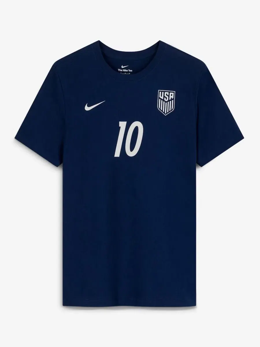 Футболка с именем и номером Кристиана Пулишича Nike — изображение 3 из 3, темно-синий