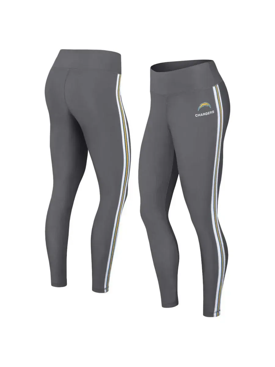 Леггинсы с компрессией и принтом Color Block, модель Los Angeles Chargers WEAR by Erin Andrews — изображение 1 из 3