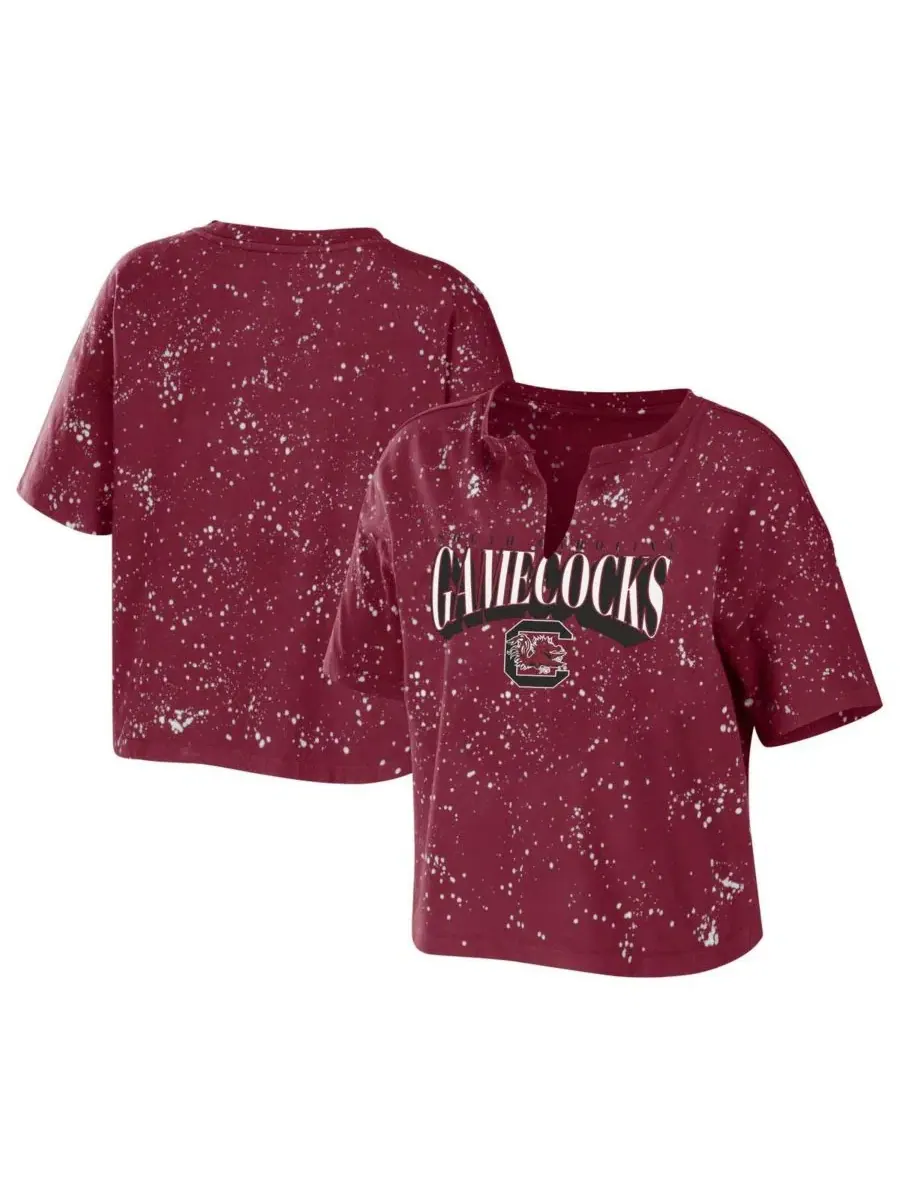 Футболка женская с принтом WEAR by Erin Andrews — изображение 1 из 3, гранат