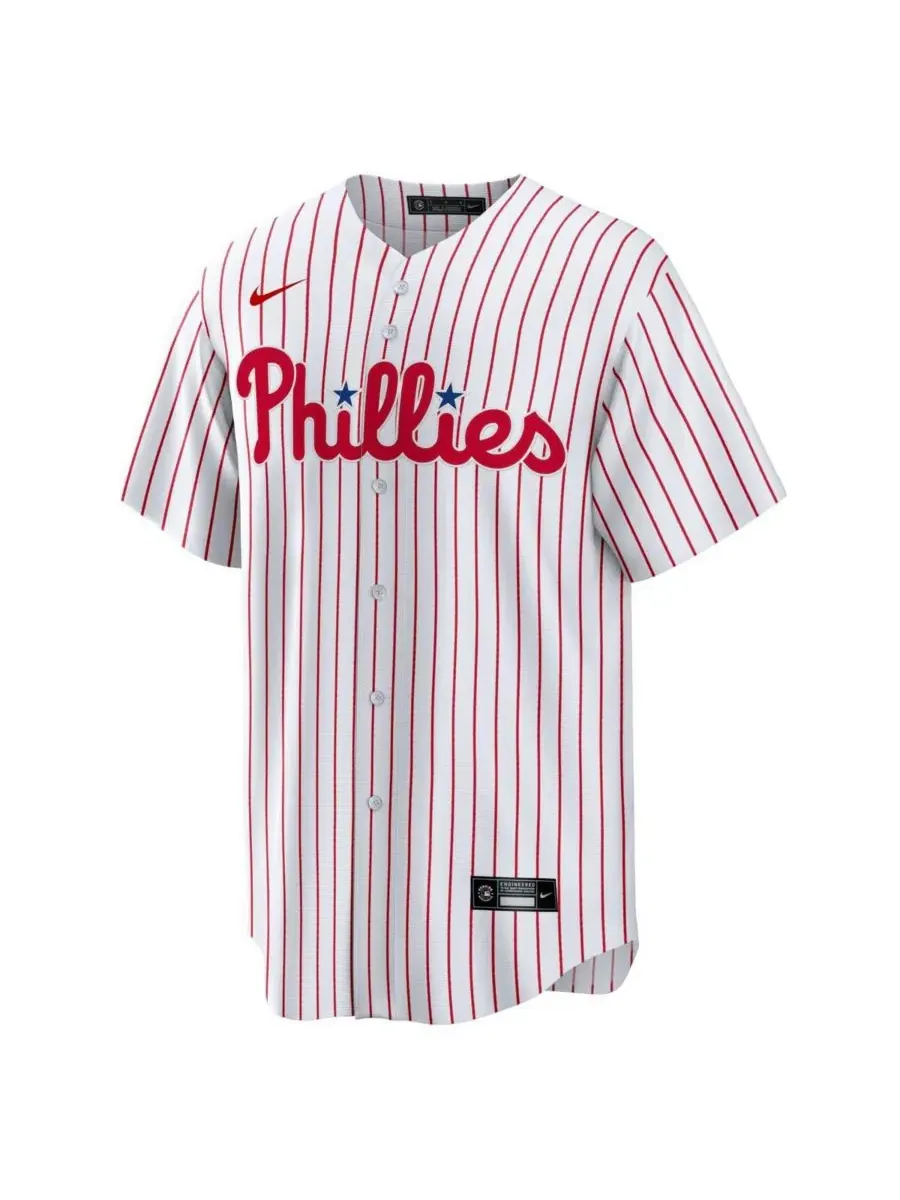 Nike Мужская белая домашняя футболка JT Realmuto Philadelphia Phillies с именем игрока — изображение 4 из 4, белый