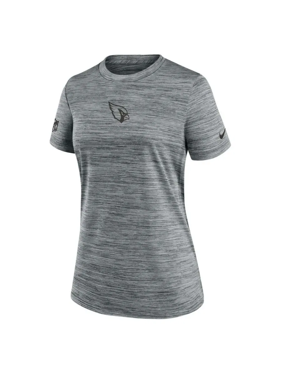 Nike Женская серая футболка Arizona Cardinals Sideline Velocity Performance — изображение 2 из 3, серый