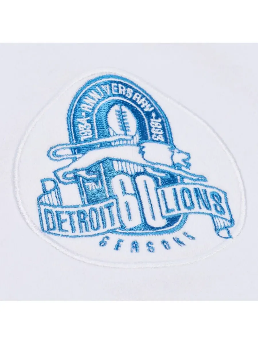 Мужская белая толстовка Detroit Lions из арктического флиса Mitchell & Ness — изображение 5 из 5, белый