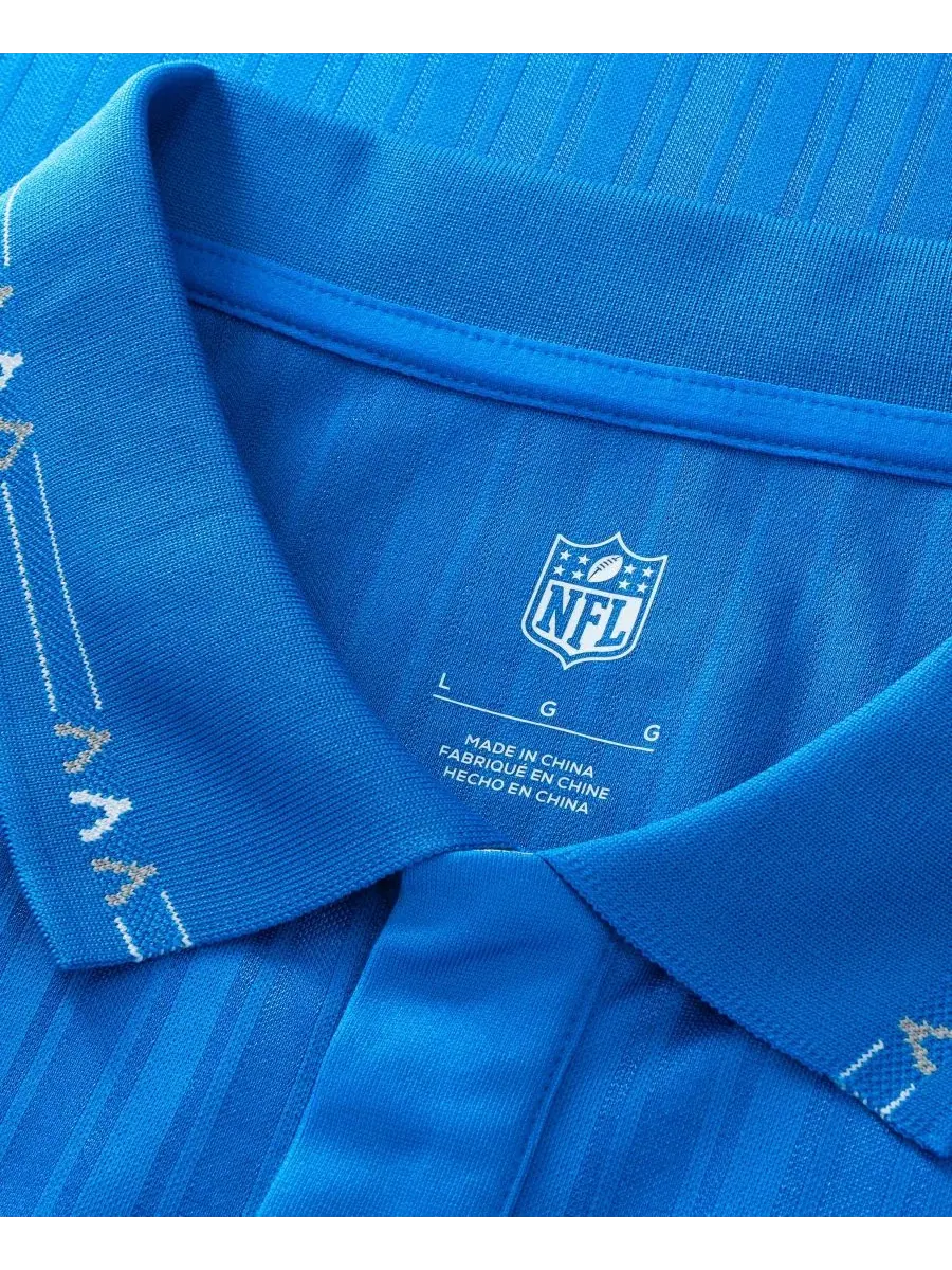 Футболка-поло с воротником Football x Football Collared Fan Jersey Fanatics — изображение 2 из 5, синий белый