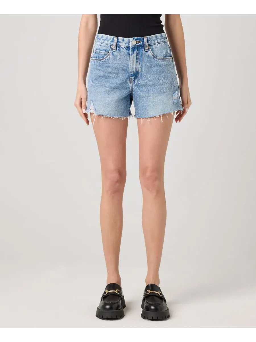 Женские шорты The Barrow Fray Hem High-Rise Shorts Blank Nyc