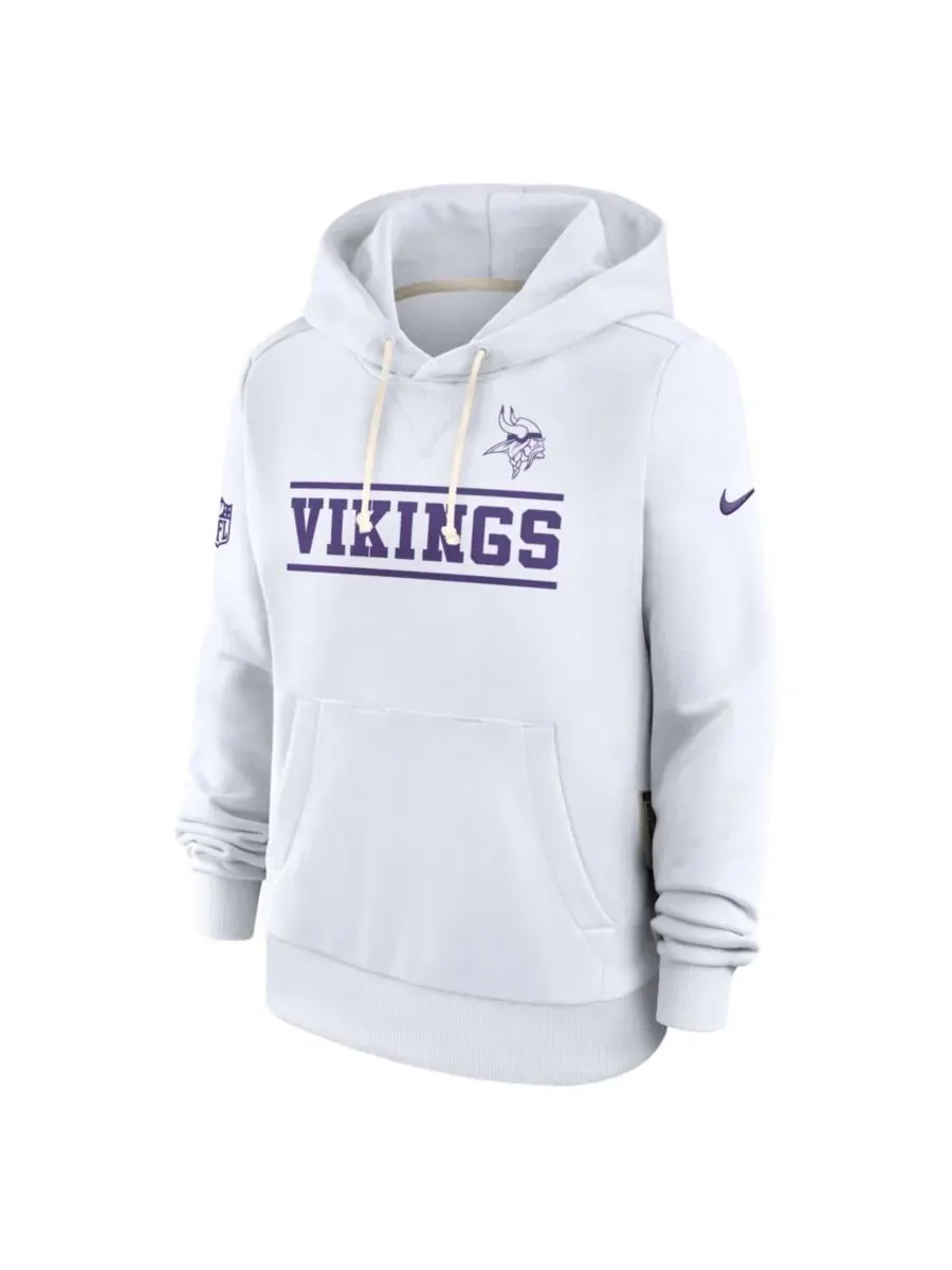 Худи женское с длинным рукавом с принтом Minnesota Vikings Alt Sideline Standard Issue Dri-FIT Nike — изображение 3 из 4