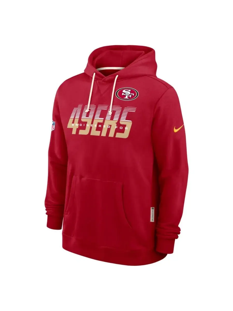 Худи с капюшоном Dri-FIT Standard Issue Nike — изображение 2 из 3, алый