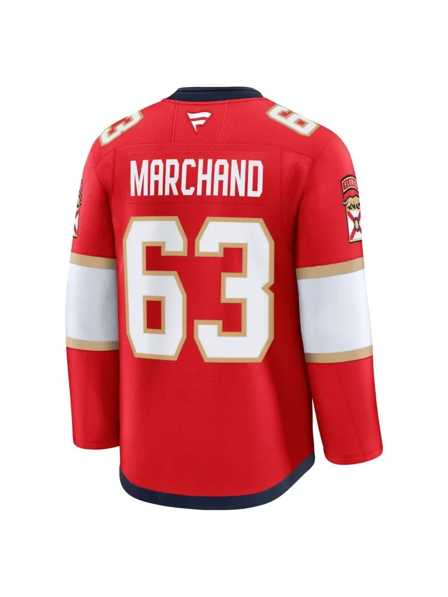 Хоккейный джерси с длинным рукавом Brad Marchand Fanatics — изображение 3 из 5, красный