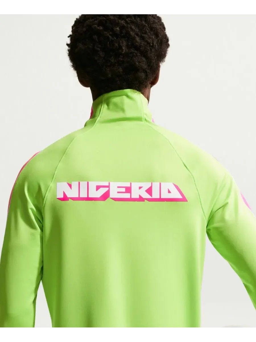 Футболка с длинным рукавом Nike Nigeria National Team 2026 Strike Dri-FIT Quarter-Zip — изображение 5 из 5, зеленый