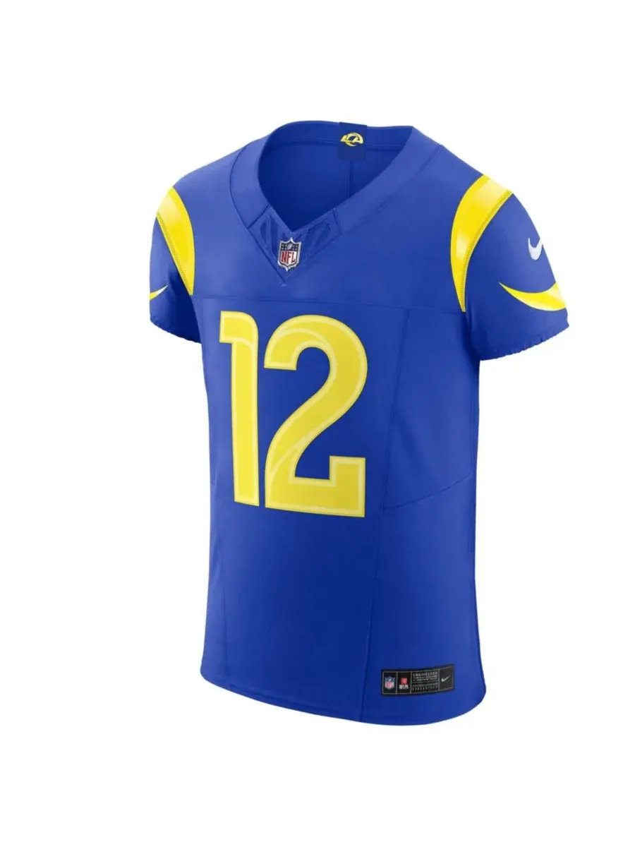 Футболка Nike с длинным рукавом, модель Puka Nacua, Los Angeles Rams — изображение 2 из 2, королевский