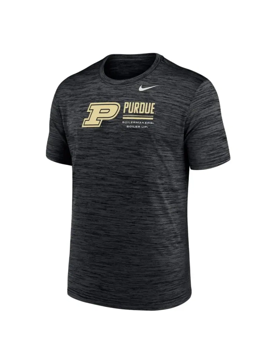 Футболка с принтом Velocity Dri-FIT Nike — изображение 2 из 3, черный