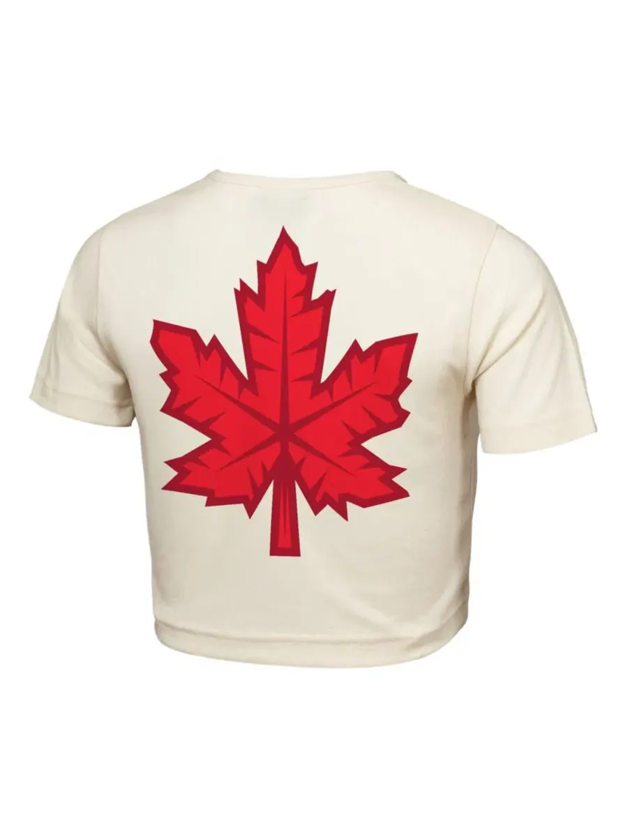 Футболка укороченная с принтом Elote Squad Canada FIFA World Cup 2026 Outerstuff — изображение 3 из 3, прозрачный