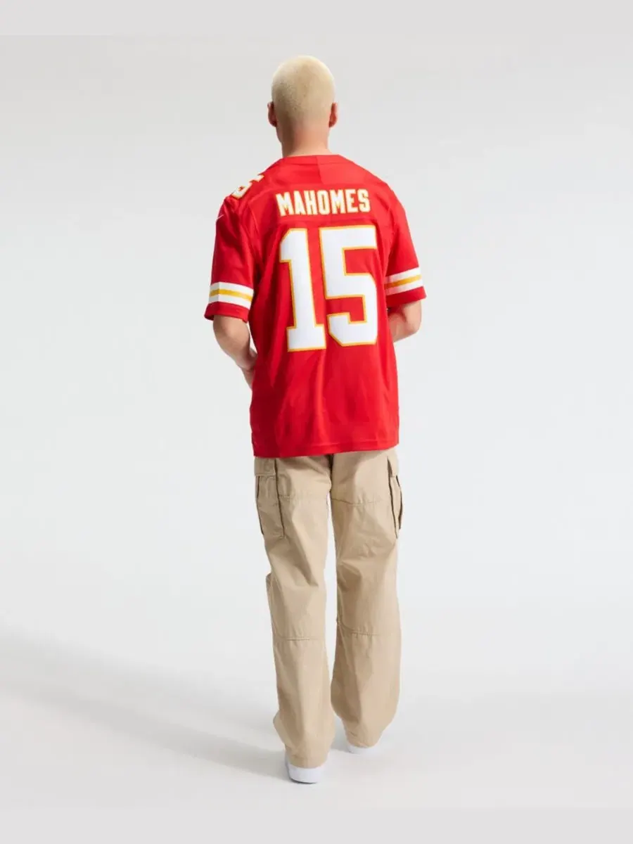 Мужская футболка Nike Kansas City Chiefs Vapor F.U.S.E. Stitched Limited Jersey — изображение 4 из 5, красный