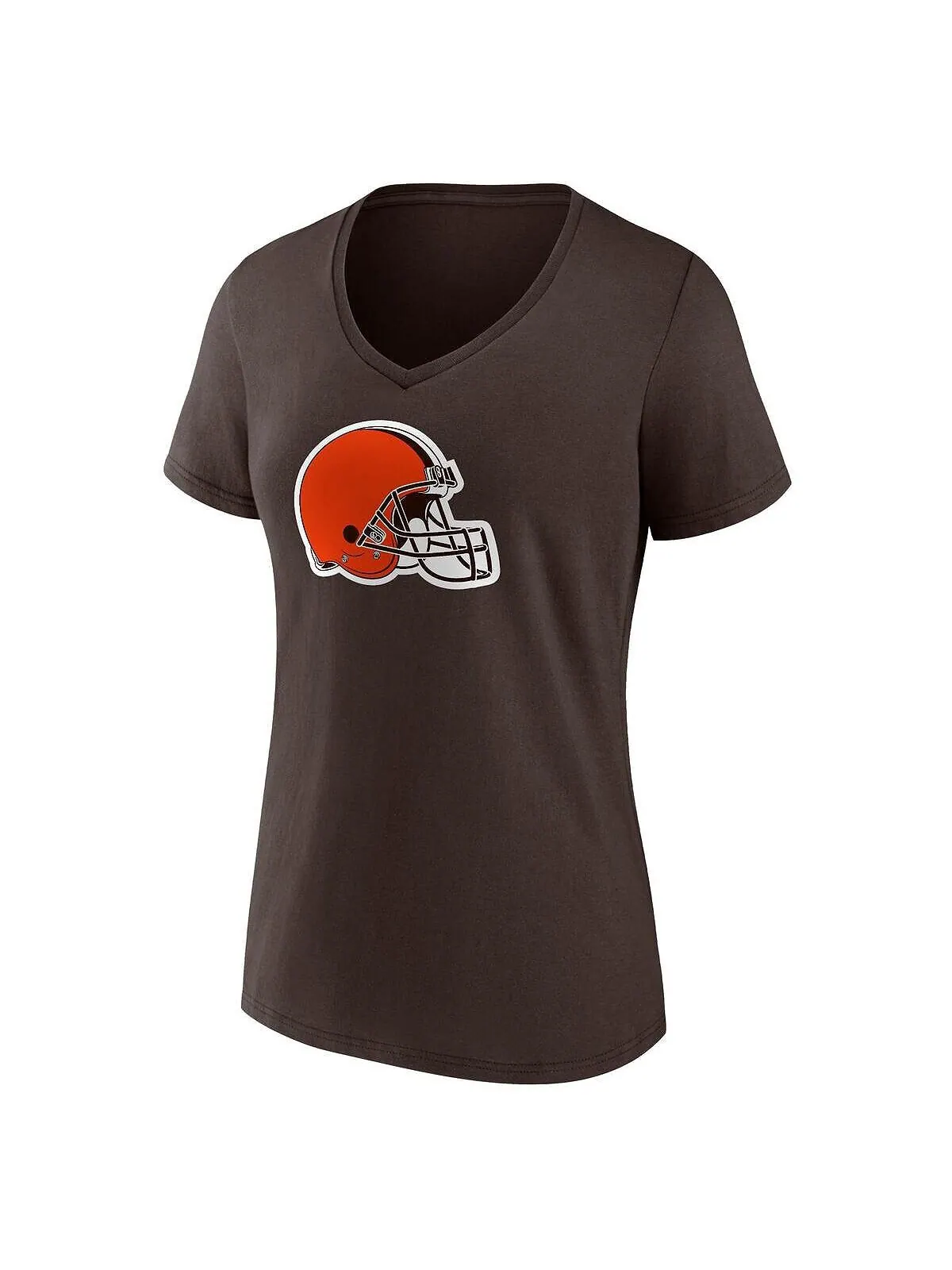 Женская фирменная футболка Deshaun Watson Brown Cleveland Browns со значком игрока, именем и — изображение 2 из 2, коричневый
