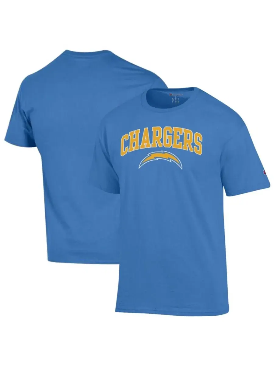 Футболка с длинным рукавом Arch Over Logo Champion, Los Angeles Chargers — изображение 1 из 3