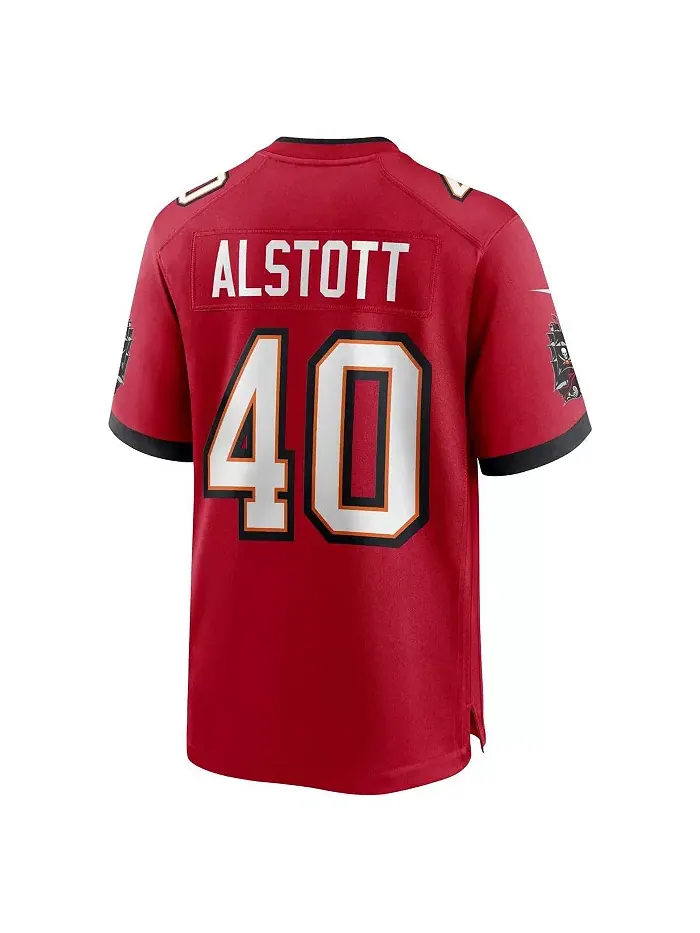 Мужская игровая футболка Mike Alstott красная Tampa Bay Buccaneers (игрок на пенсии) Nike — изображение 2 из 3