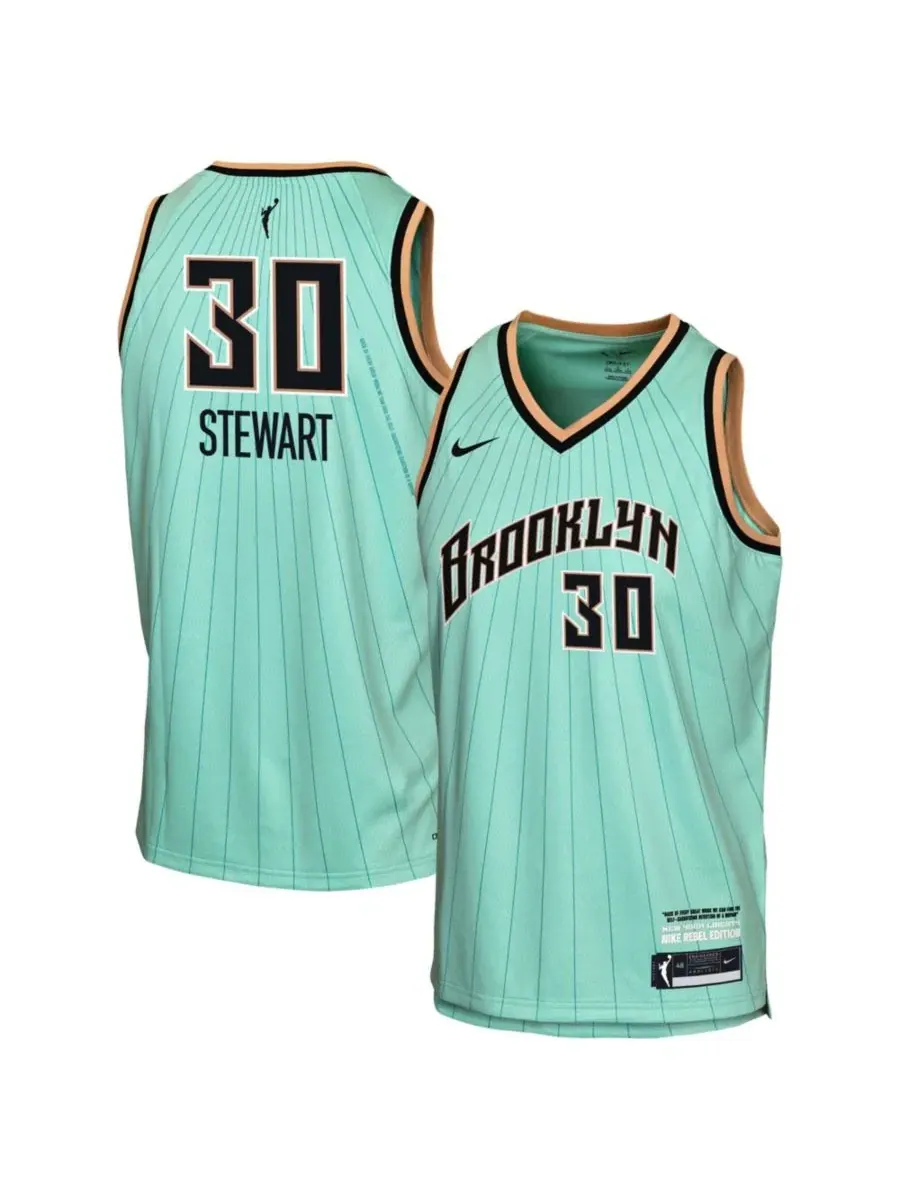 Детская баскетбольная джерси с принтом, Breanna Stewart Victory Rebel Edition Nike — изображение 1 из 3, мята
