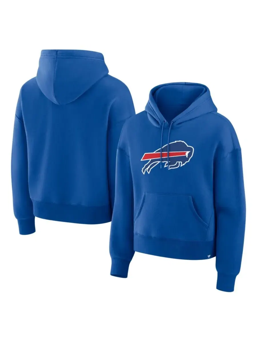 Худи с капюшоном из плотного флиса Fanatics Buffalo Bills Essential Legacy — изображение 1 из 3, королевский