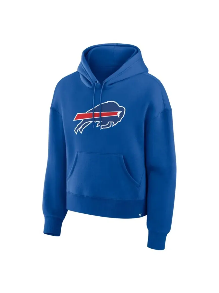 Худи с капюшоном из плотного флиса Fanatics Buffalo Bills Essential Legacy — изображение 2 из 3, королевский
