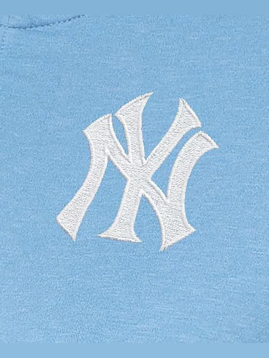 Женская куртка-четверть с молнией Mentor New York Yankees — изображение 2 из 2, светлый синий