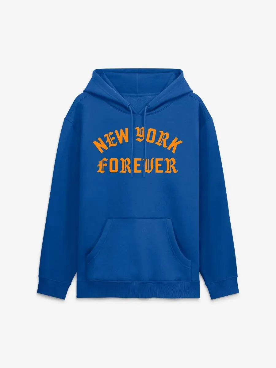 Худи с флисовой подкладкой, с принтом, New York Knicks NY Forever Legacy Fanatics — изображение 2 из 3, синий