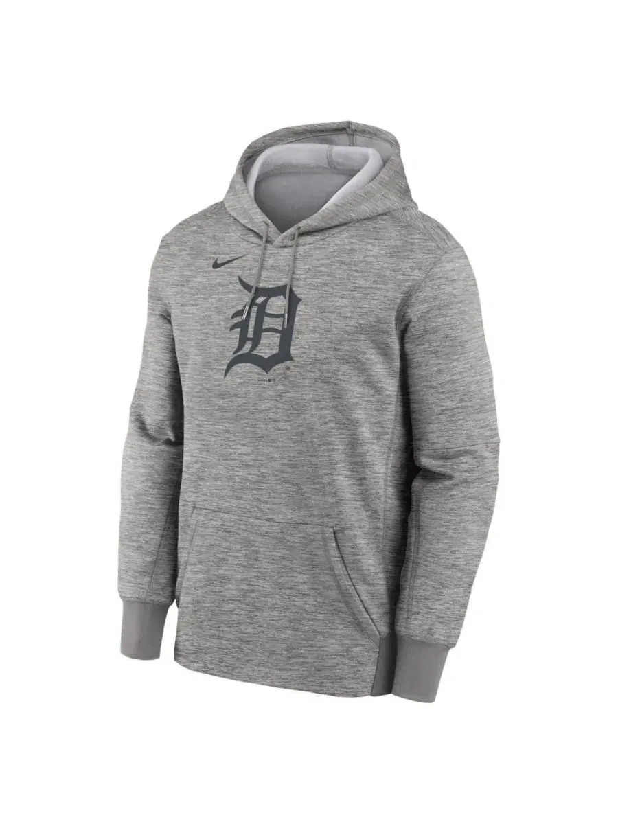 Худи Nike Therma с логотипом Detroit Tigers — изображение 2 из 3, серый