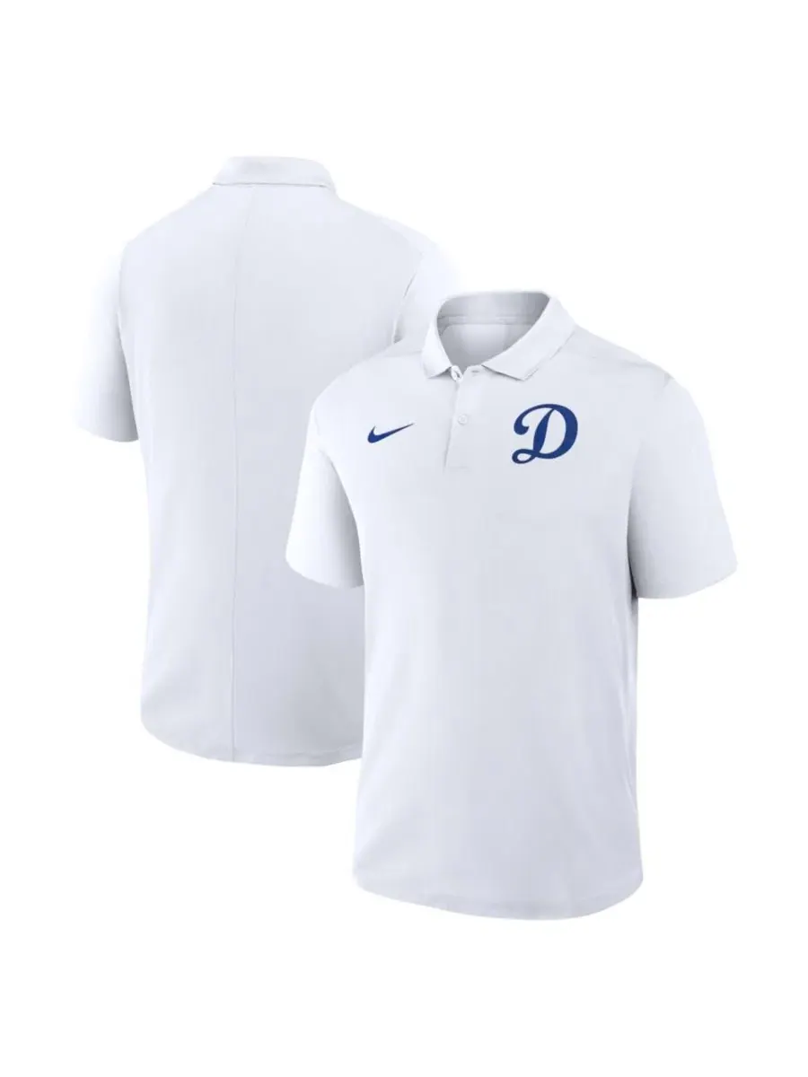 Поло Dri-FIT с вышитым логотипом команды Nike — изображение 1 из 3, белый