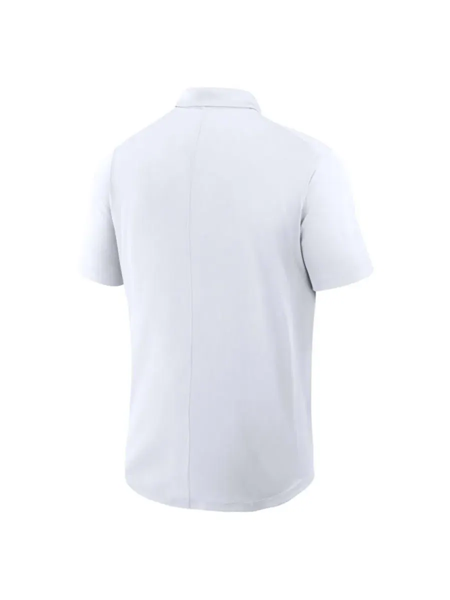 Поло Dri-FIT с вышитым логотипом команды Nike — изображение 3 из 3, белый