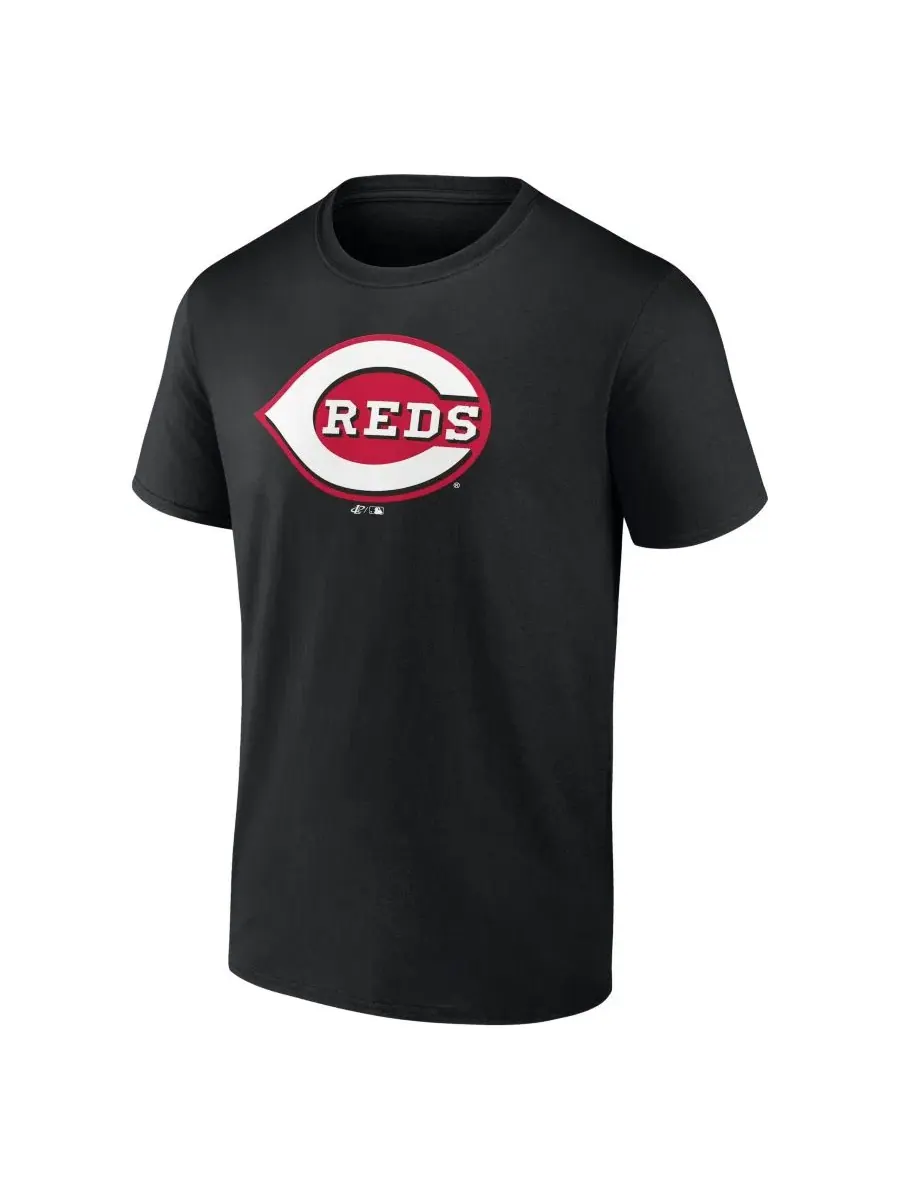 Футболка с логотипом Cincinnati Reds Logo Athletic — изображение 2 из 3, черный