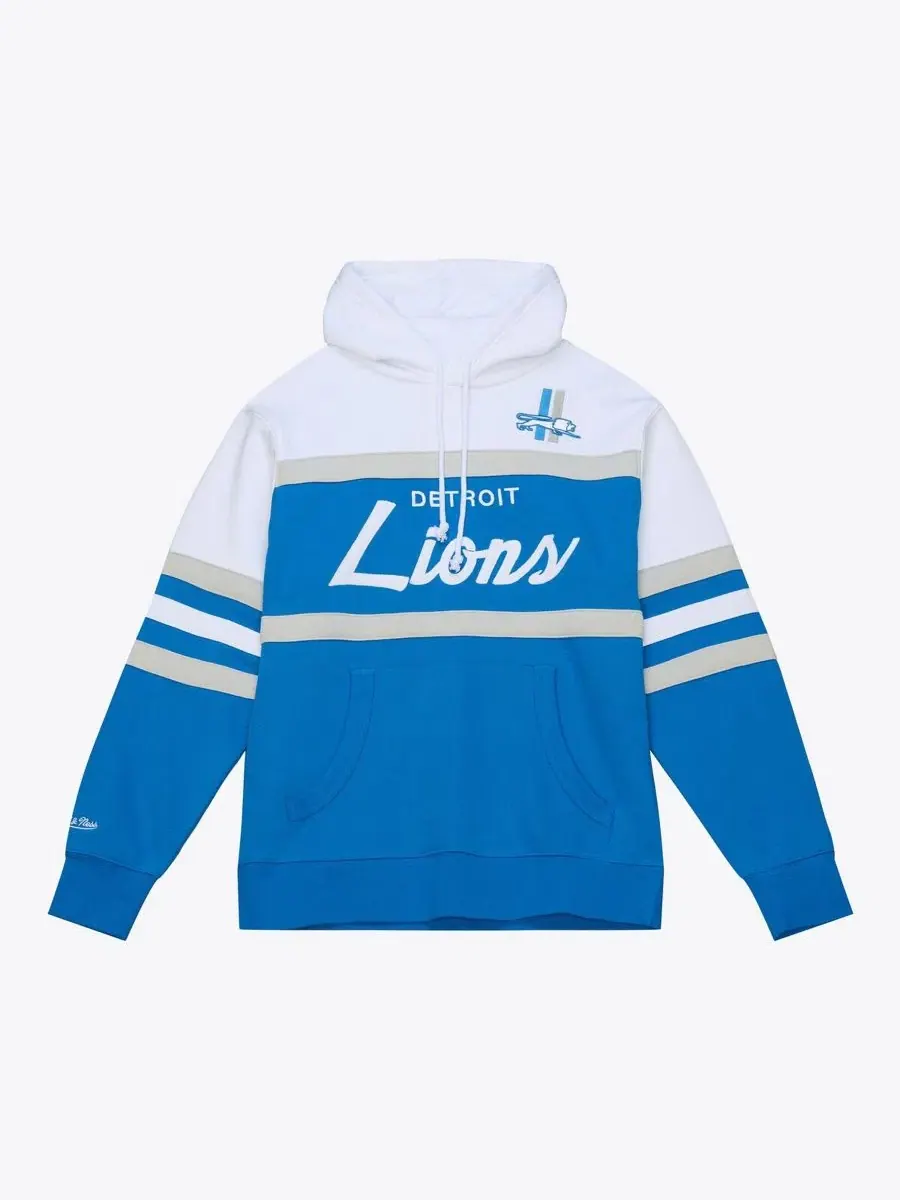 Худи с длинным рукавом Head Coach Mitchell & Ness — изображение 1 из 4, синий