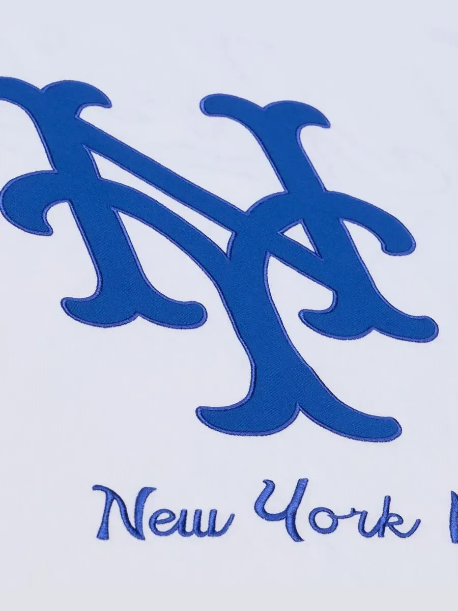 Футболка с длинным рукавом, с вышивкой, New York Mets Cooperstown Collection Arctic Mitchell & Ness — изображение 2 из 4