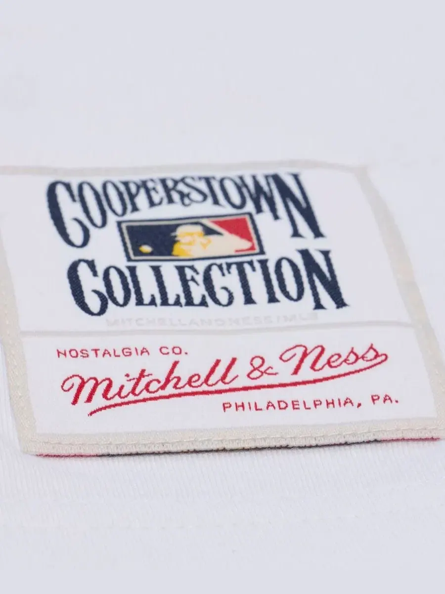 Футболка с длинным рукавом, с вышивкой, New York Mets Cooperstown Collection Arctic Mitchell & Ness — изображение 3 из 4