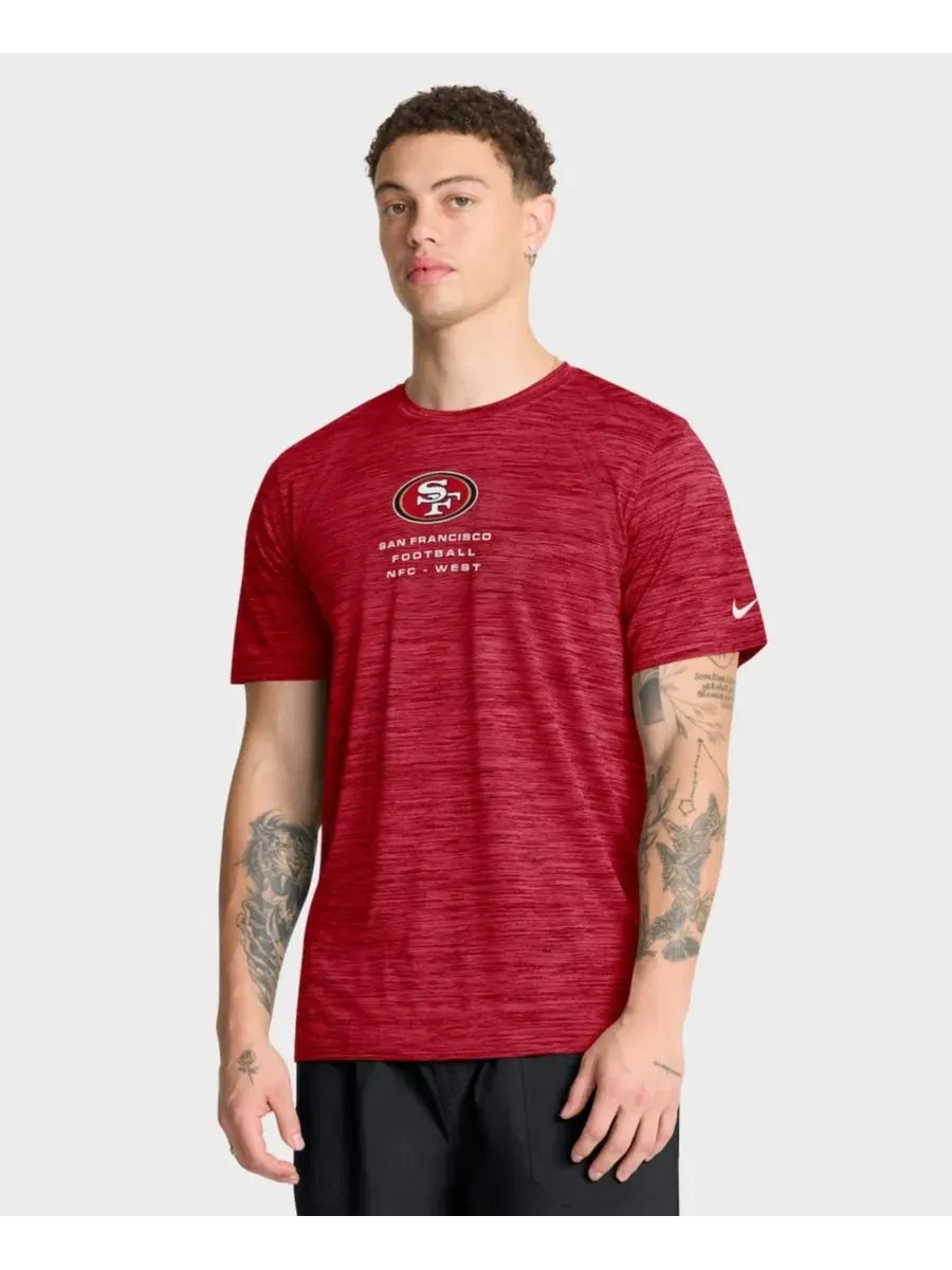 Футболка с принтом San Francisco 49ers Dri-FIT Nike — изображение 1 из 5, алый