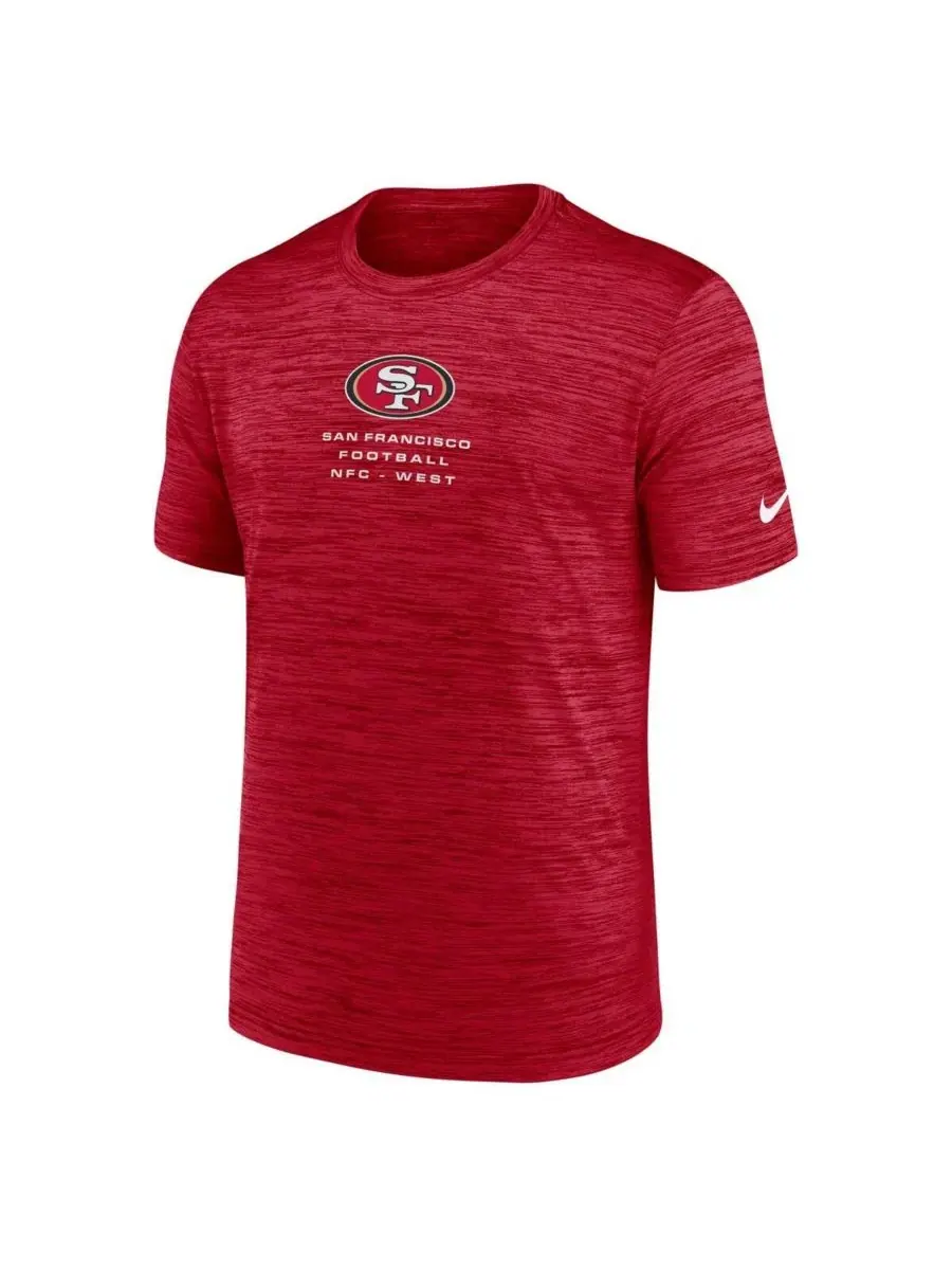 Футболка с принтом San Francisco 49ers Dri-FIT Nike — изображение 2 из 5, алый