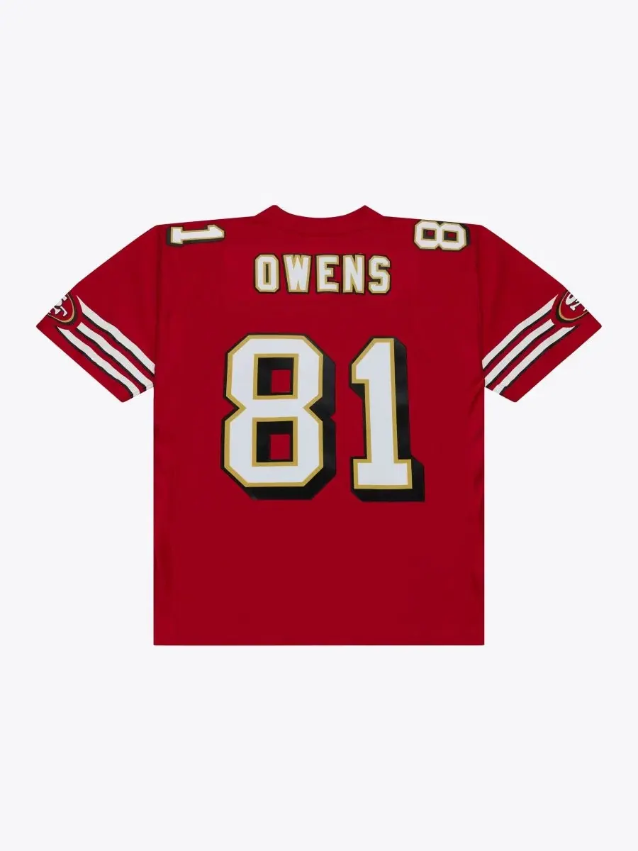Реплика джерси Legacy Terrell Owens Mitchell & Ness — изображение 2 из 6, красный