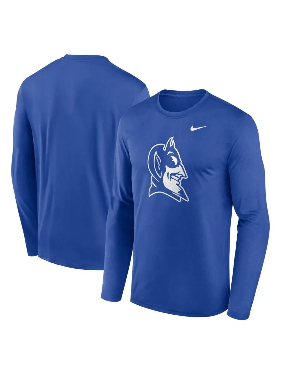 Футболка с длинным рукавом Nike Primetime Alternate Logo Legend — изображение 1 из 3, королевский