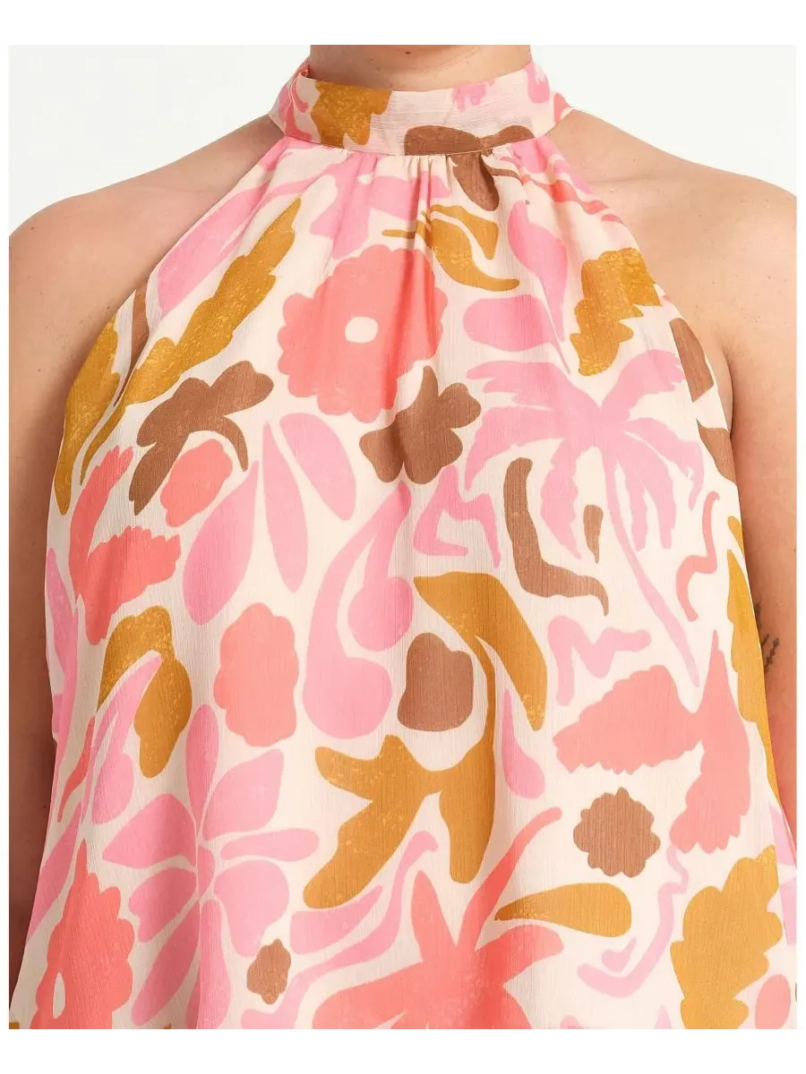 Топ без рукавов с запахом Luciana ESTELLE, Sepia Florals — изображение 7 из 7