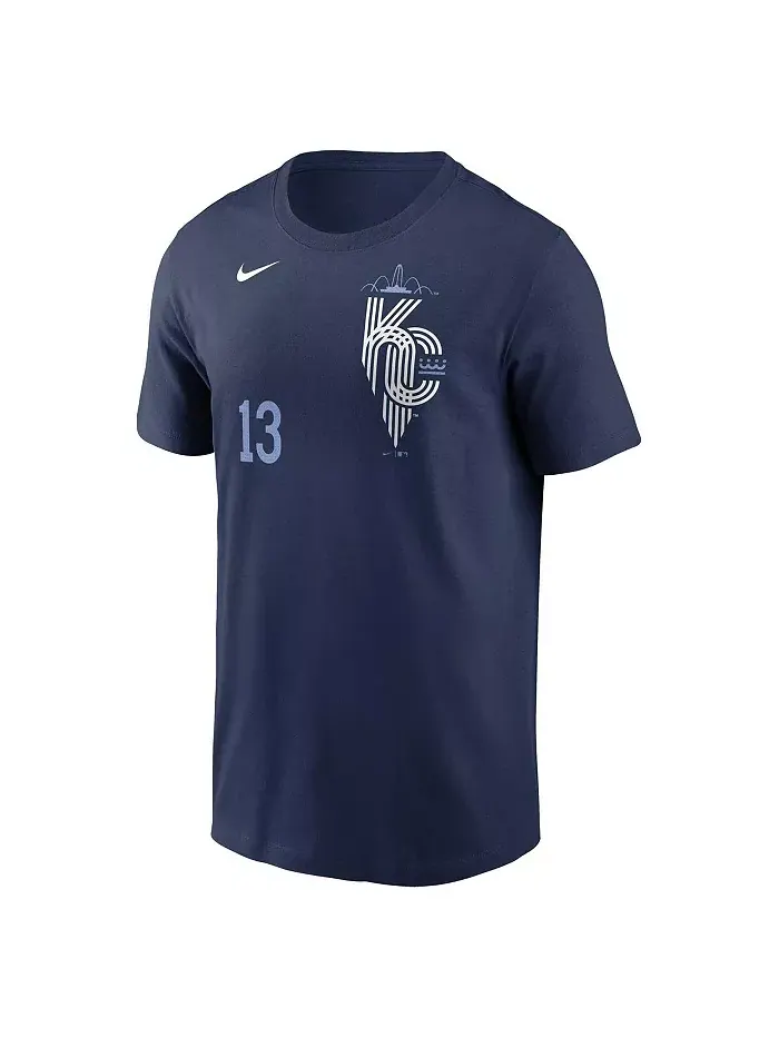 Мужская футболка Salvador Perez Kansas City Royals 2024 City Connect Fuse с именем и номером в — изображение 3 из 3
