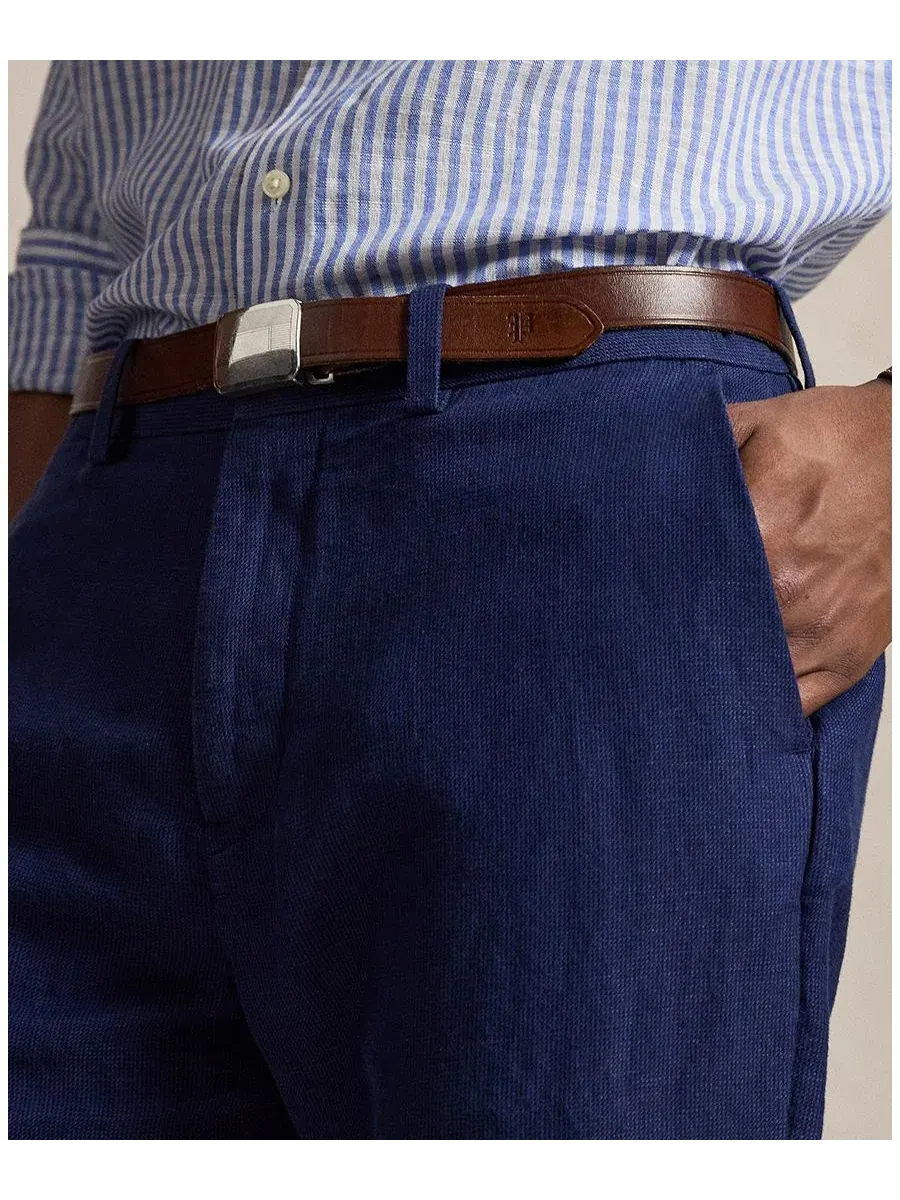 Брюки классические с принтом в елочку Manhasset Classic-Fit Polo Ralph Lauren, Newport Nay Mini — 3