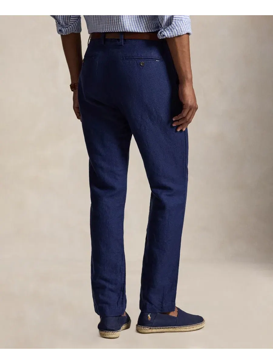 Брюки классические с принтом в елочку Manhasset Classic-Fit Polo Ralph Lauren, Newport Nay Mini — 4