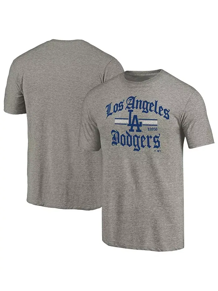 Мужская футболка Ash Los Angeles Dodgers Hometown Collection Olde LA Fanatics — изображение 1 из 3
