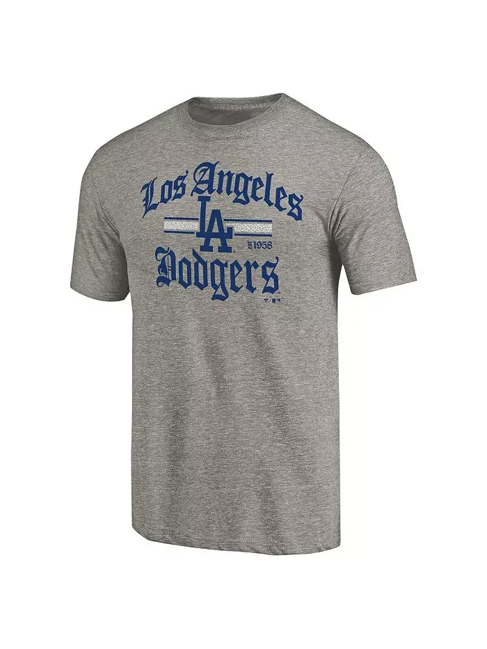 Мужская футболка Ash Los Angeles Dodgers Hometown Collection Olde LA Fanatics — изображение 3 из 3