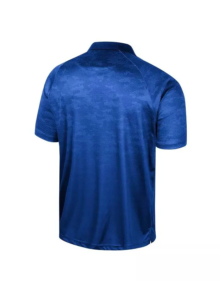 Мужская рубашка-поло Royal Kentucky Wildcats Honeycomb Raglan Colosseum — изображение 3 из 3