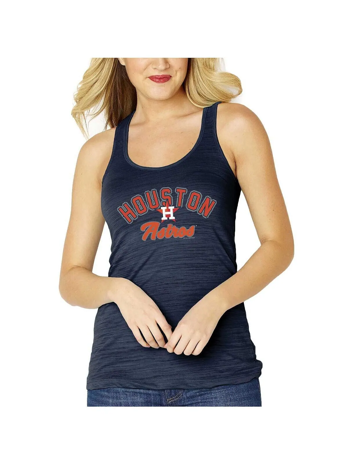 Женская темно-синяя майка Houston Astros Multicount Racerback Soft As A Grape — изображение 4 из 4, темно-синий