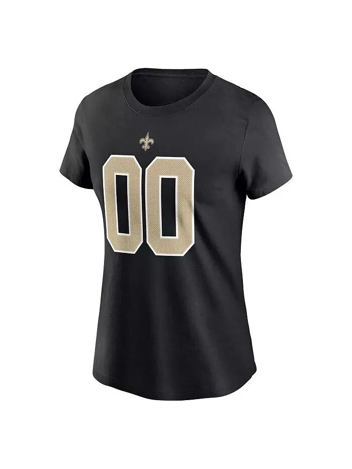 Женская черная футболка Tyrann Mathieu New Orleans Saints с именем и номером игрока Nike — изображение 2 из 2